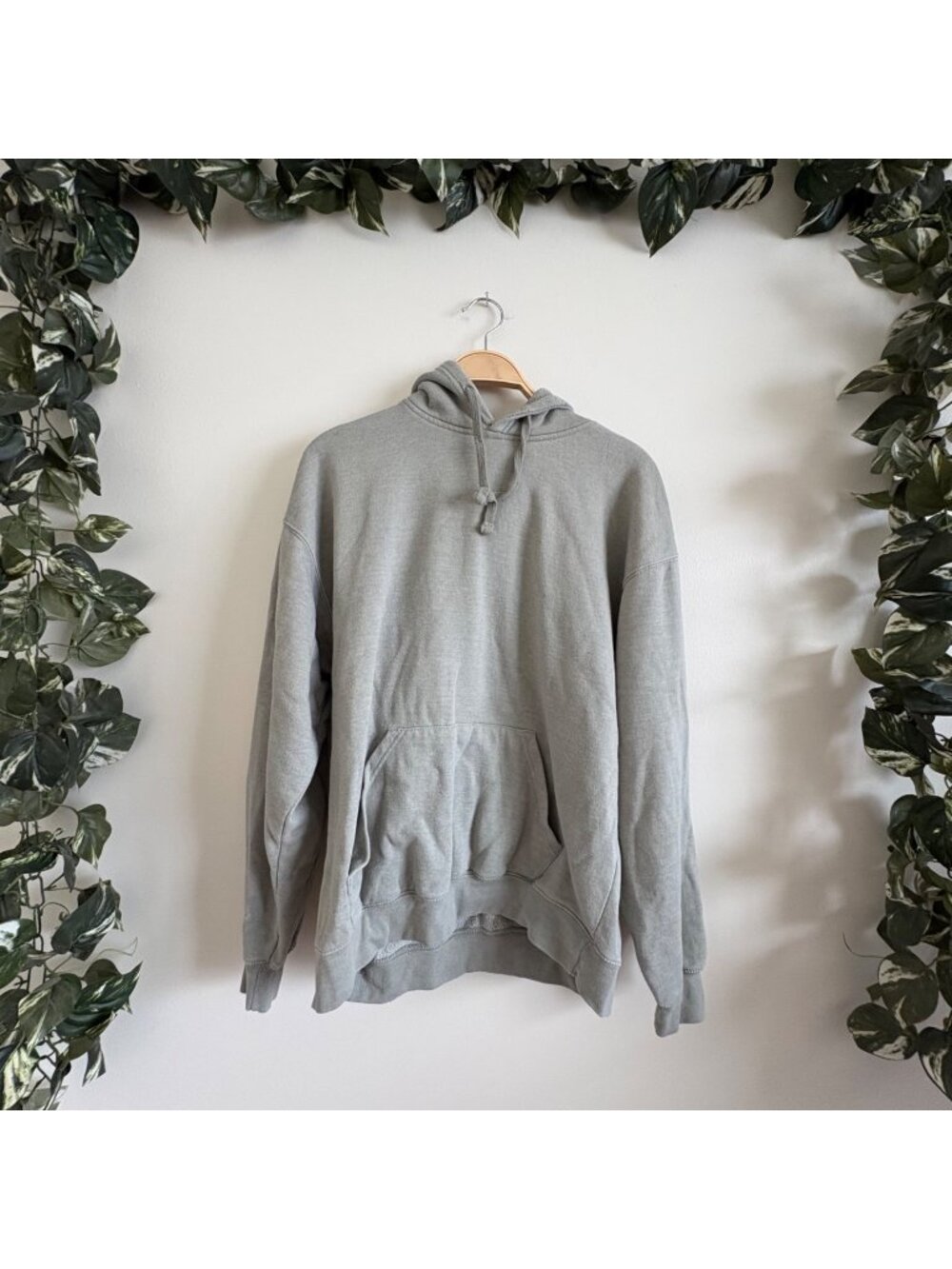 Relax Myrtle Beach Graphic Long Sleeve Pullover Hooded Jacket Grey Men’s Sz L